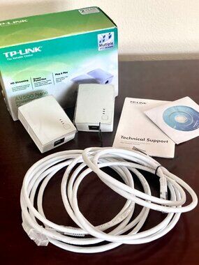 NEW TP-Link AV500 Nano Powerline Adapter Starter Kit  - TL-PA4010 RJ 45 v 1.2